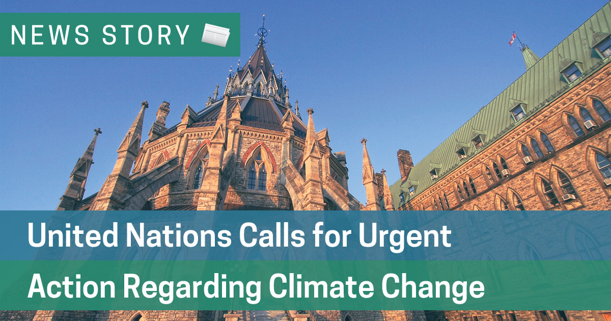 UN Calls for Urgent Action Regarding Climate Change